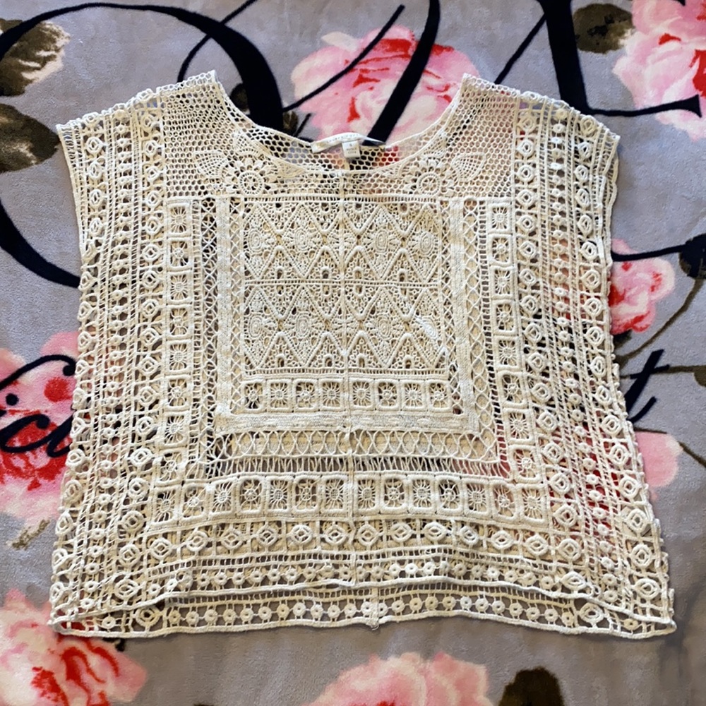 Lauren Conrad Crochet Top